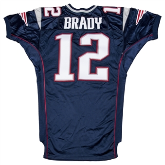 2000 Tom Brady  New England Patriots Home Game Jersey (MEARS A5)
